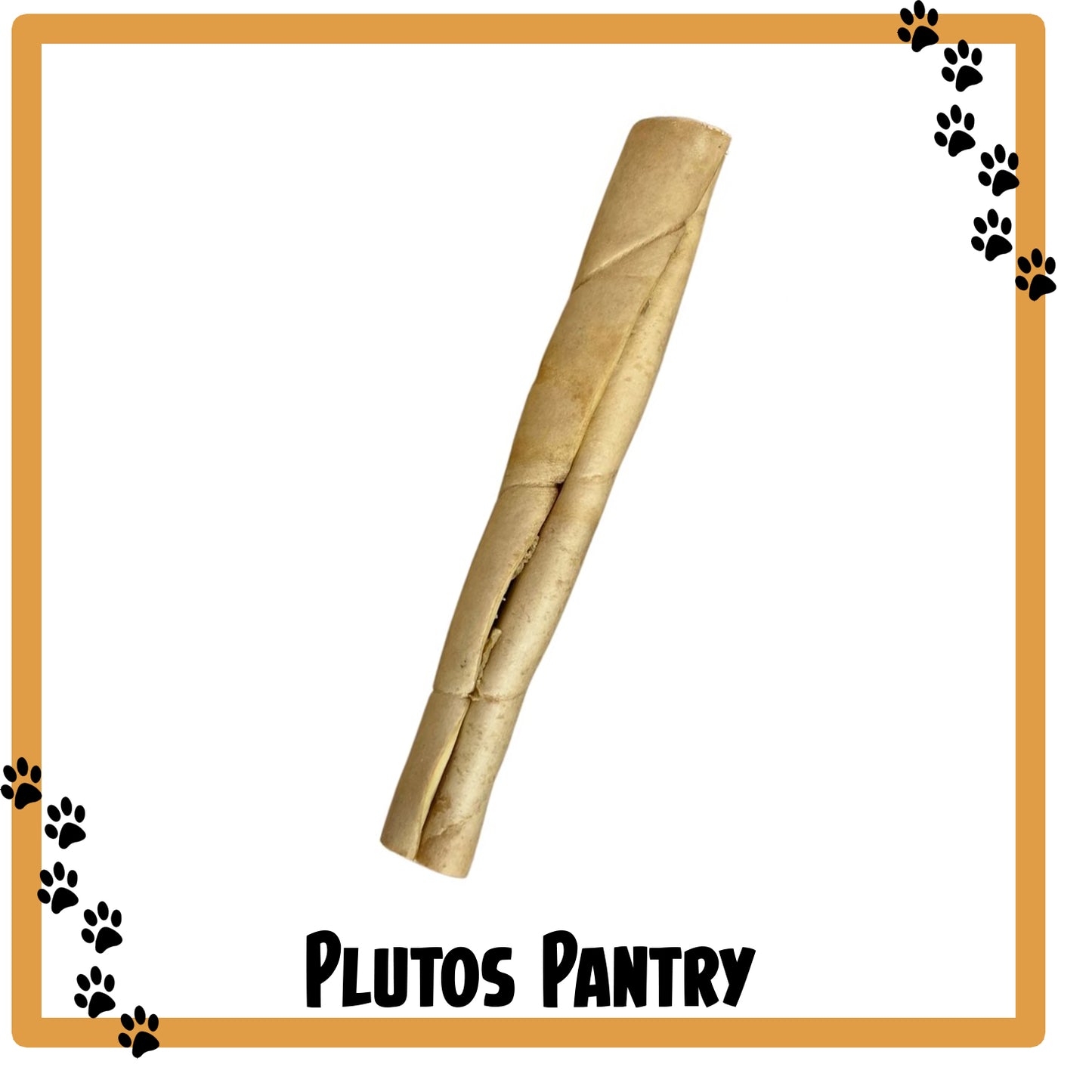 Paddock Farm Beef Skin Roll 30cm - Long Lasting Natural Dog Treat