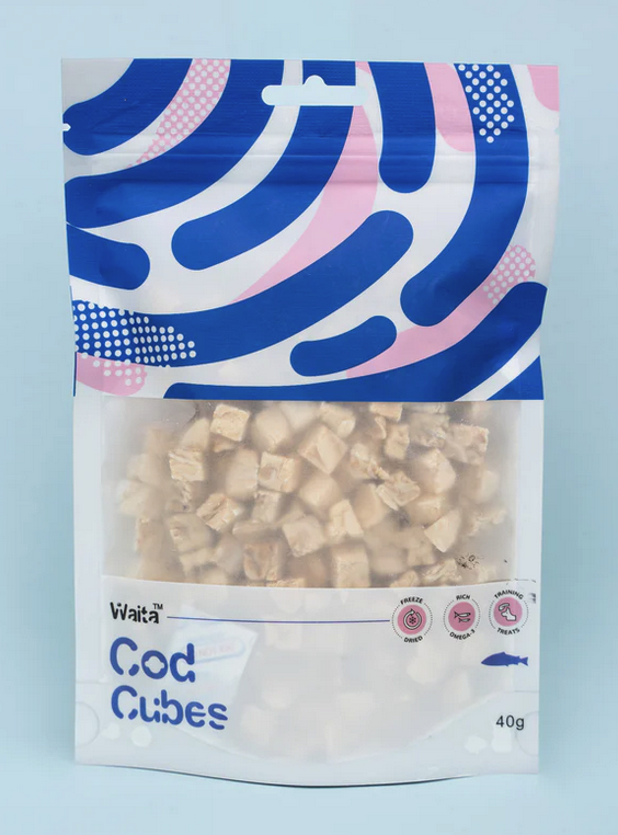 Waita Freeze Dried Cod Cubes 40g