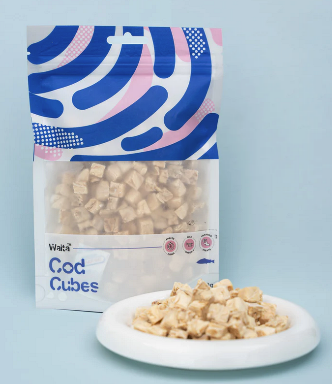 Waita Freeze Dried Cod Cubes 40g