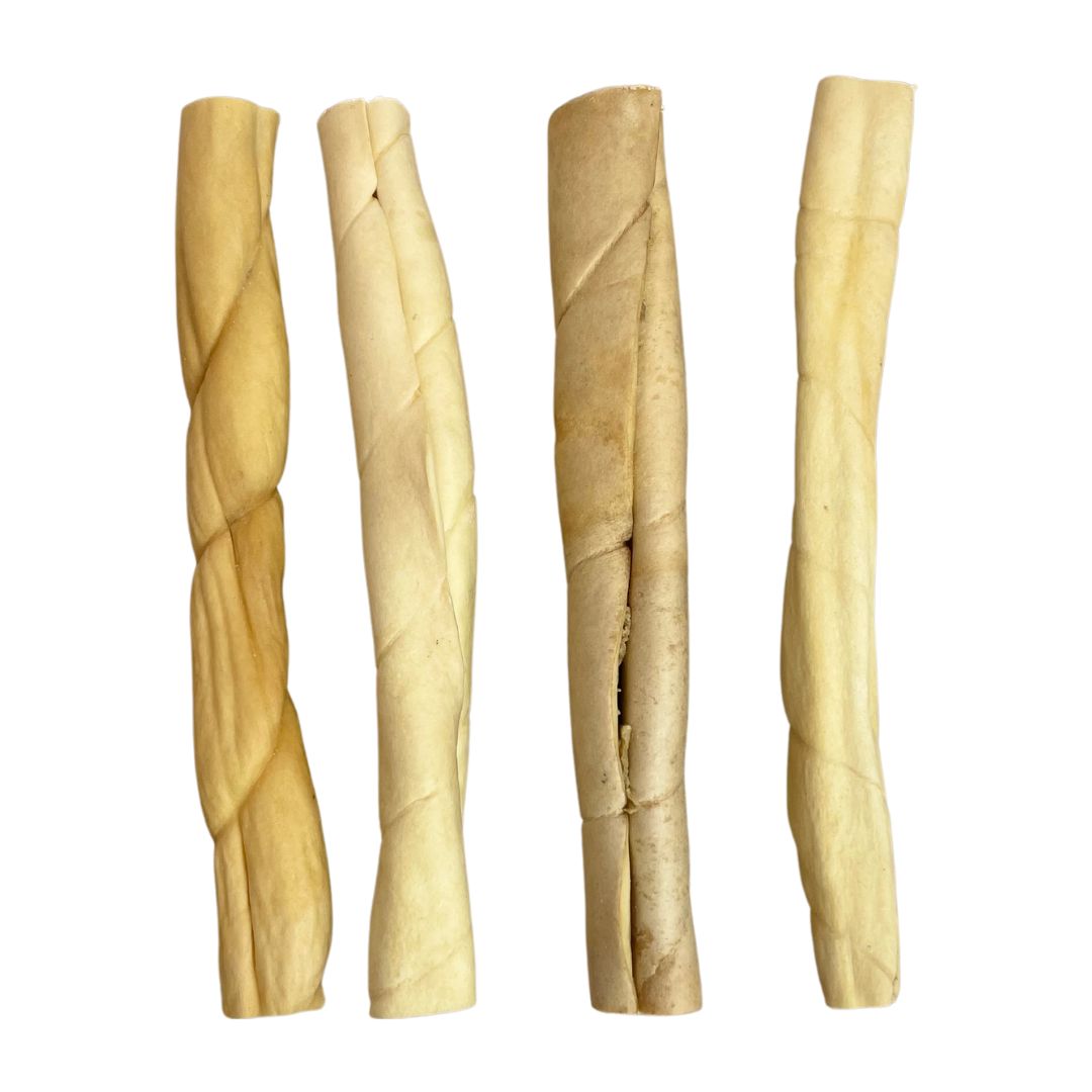 Paddock Farm Beef Skin Roll 30cm - Long Lasting Natural Dog Treat