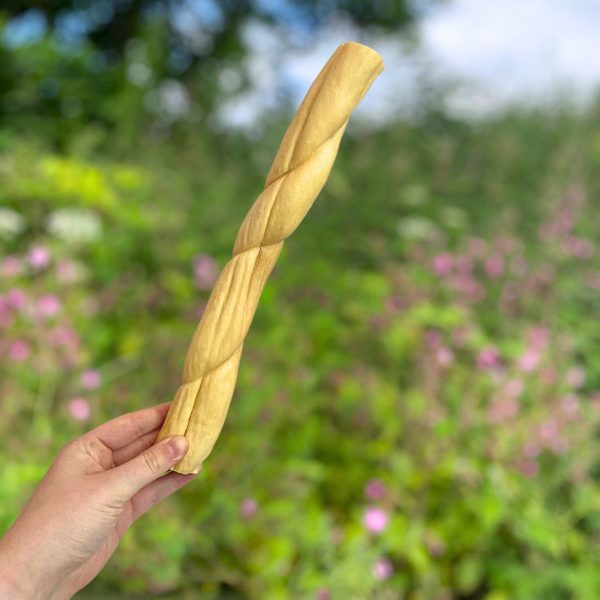Paddock Farm Beef Skin Roll 30cm - Long Lasting Natural Dog Treat