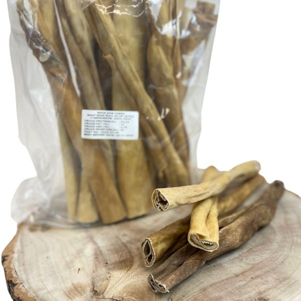 Paddock Farm Goat Skin Roll 30cm - Natural Dog Treat