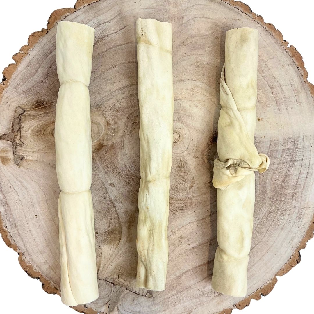 Paddock Farm by Nova Dog Chews Lamb Skin Roll 30cm - Natural Dog Treat