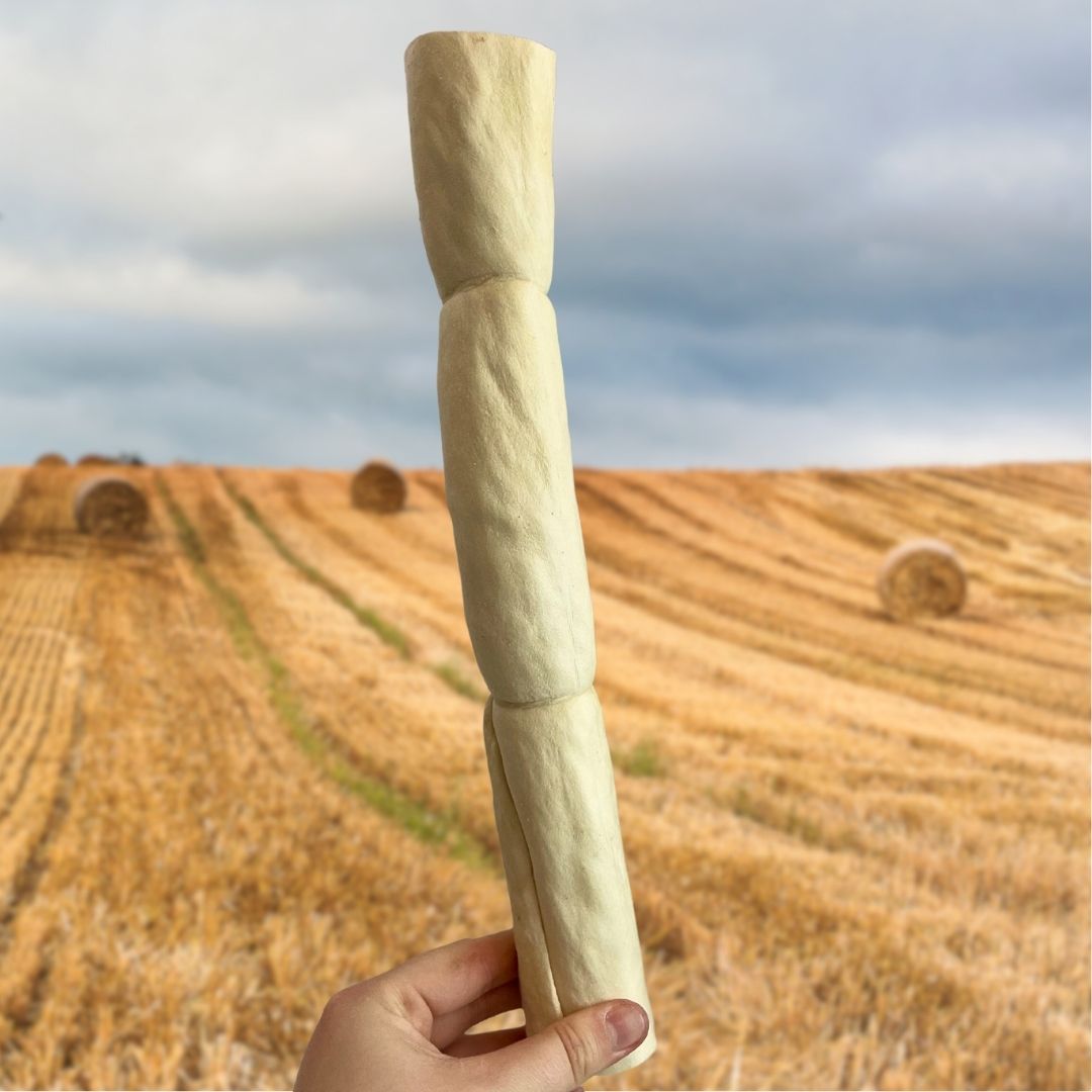 Paddock Farm by Nova Dog Chews Lamb Skin Roll 30cm - Natural Dog Treat