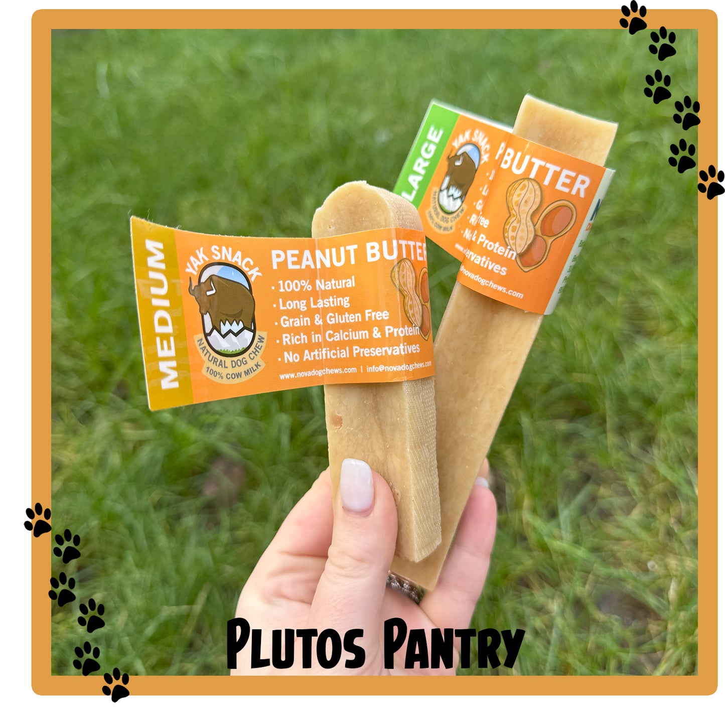 Yak Snack Peanut Butter - Medium & Large