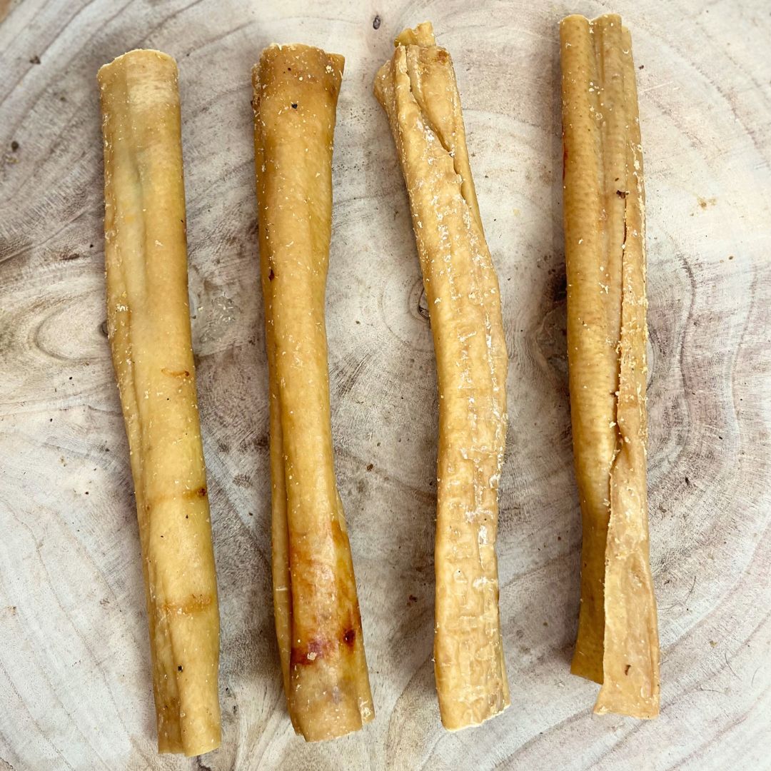 Paddock Farm by Nova Dog Chews Pork Skin Roll 23cm - Natural Dog Treat
