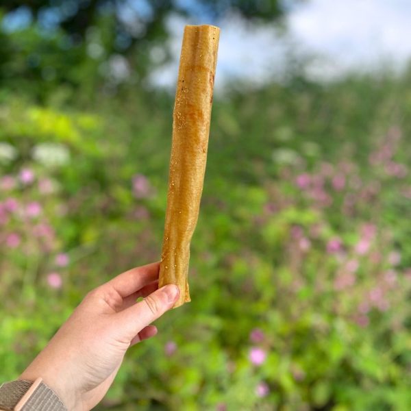 Paddock Farm by Nova Dog Chews Pork Skin Roll 23cm - Natural Dog Treat