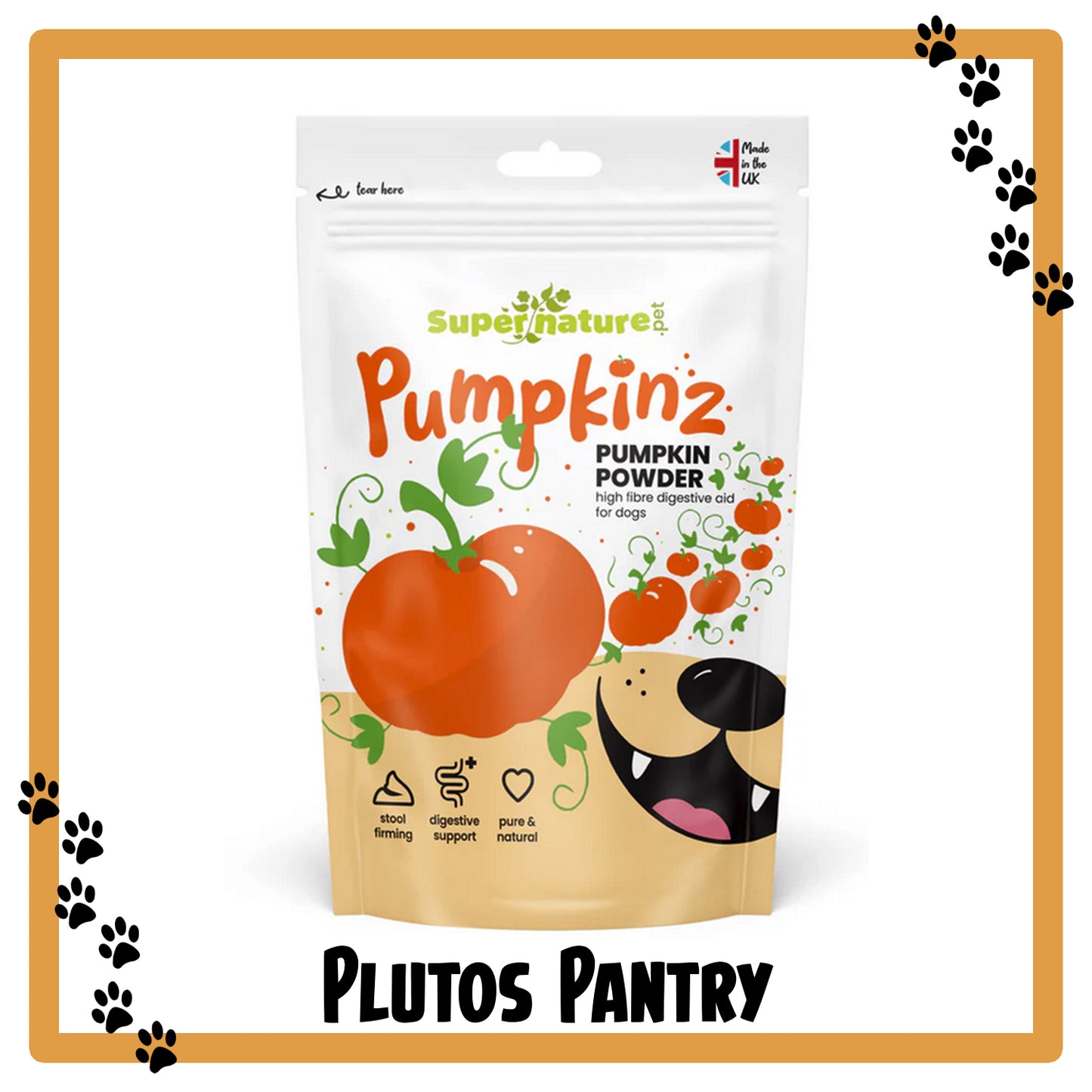 SuperNature Pet Pumpkinz Dried Pumpkin Powder for Dogs - 200g