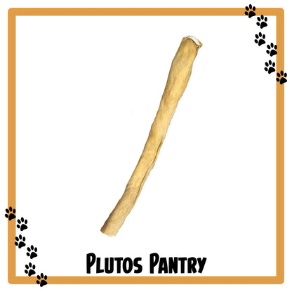 Paddock Farm Goat Skin Roll 30cm - Natural Dog Treat