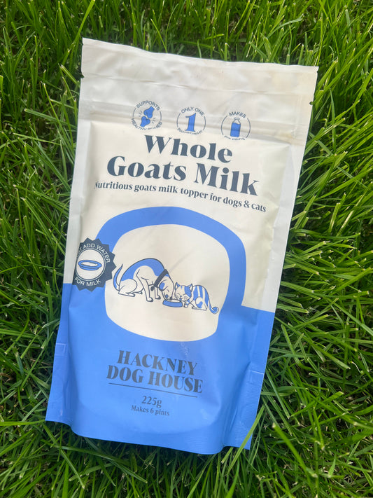 Hackney Dog House Whole Goats Milk 225g - Meal Topper & Supplement