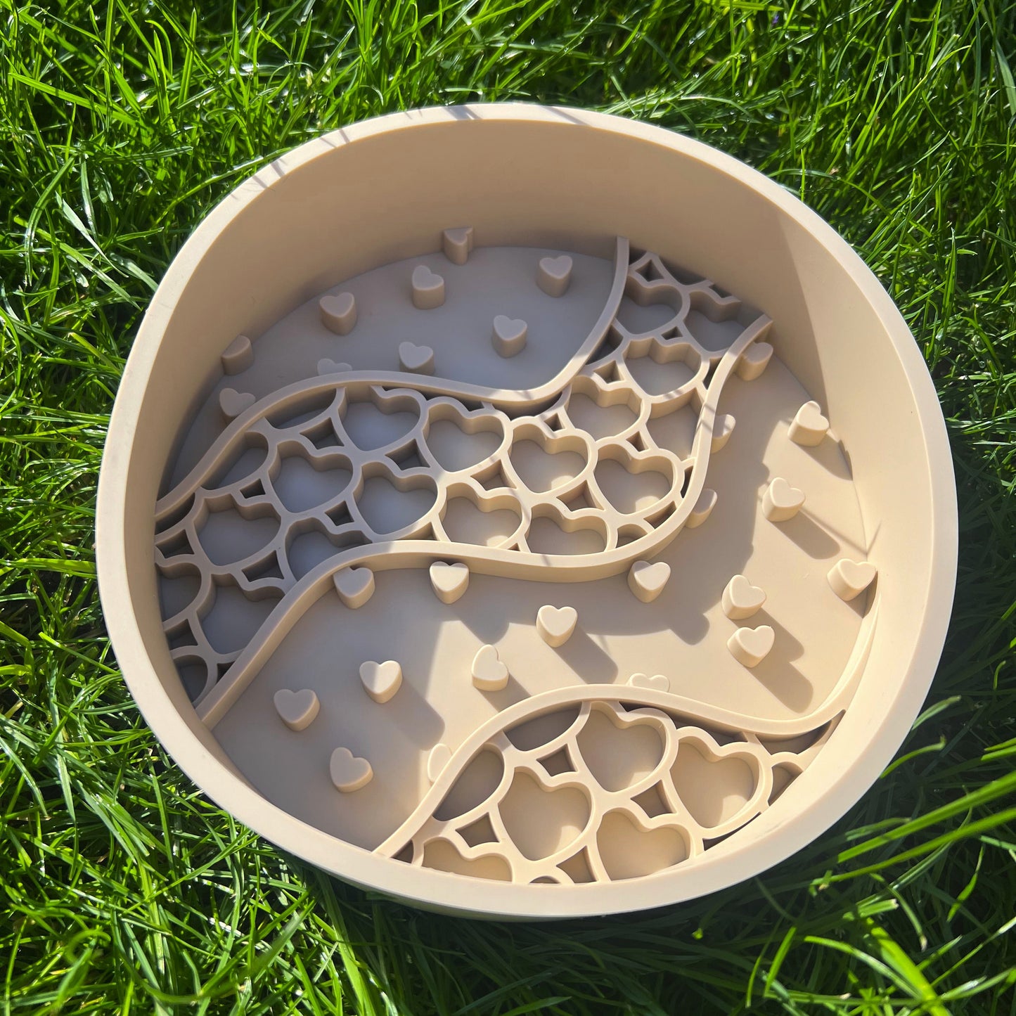 Heart Slow Feeder Enrichment Dog Bowl