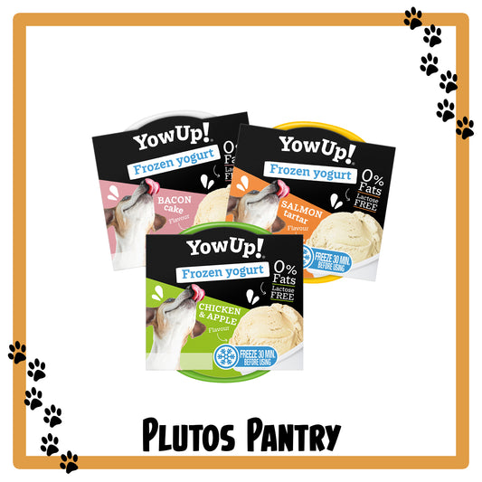 YowUp! Frozen Yogurt For Dogs & Cats - Freeze At Home - 3 Flavours