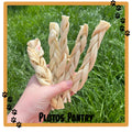 Braided Lamb Skin Dog Chew - 15cm Length