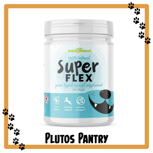 Supernature Pet Super Flex Green Lipped Mussel Supplement for Dogs 100g - Mobility Support