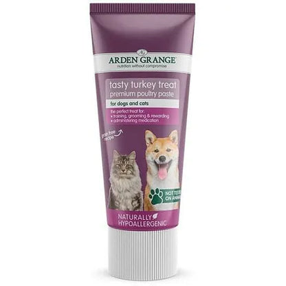 Arden Grange Paste 75g - Liver, Turkey & Salmon - High Value for Walks, Training & Enrichment - For Cat & Dogs