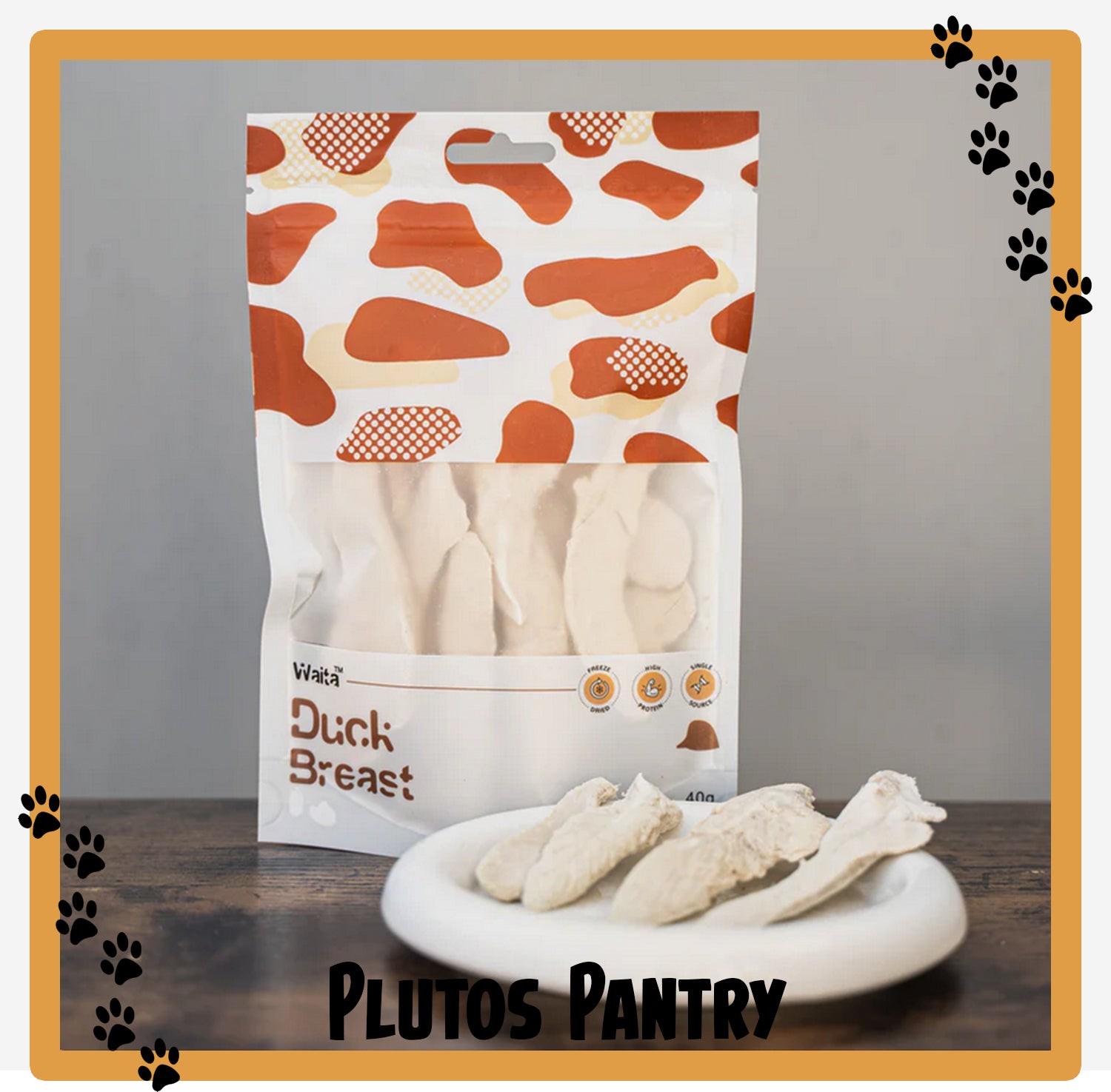 Waita Freeze Dried Duck Breast 40g