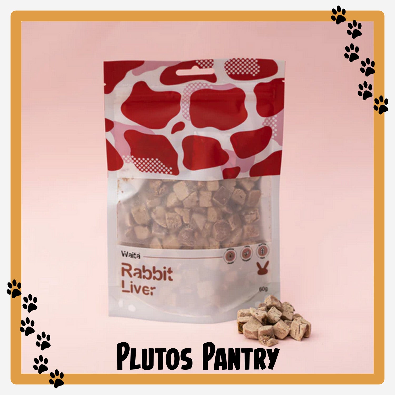 Waita Freeze-Dried Rabbit Liver 60g