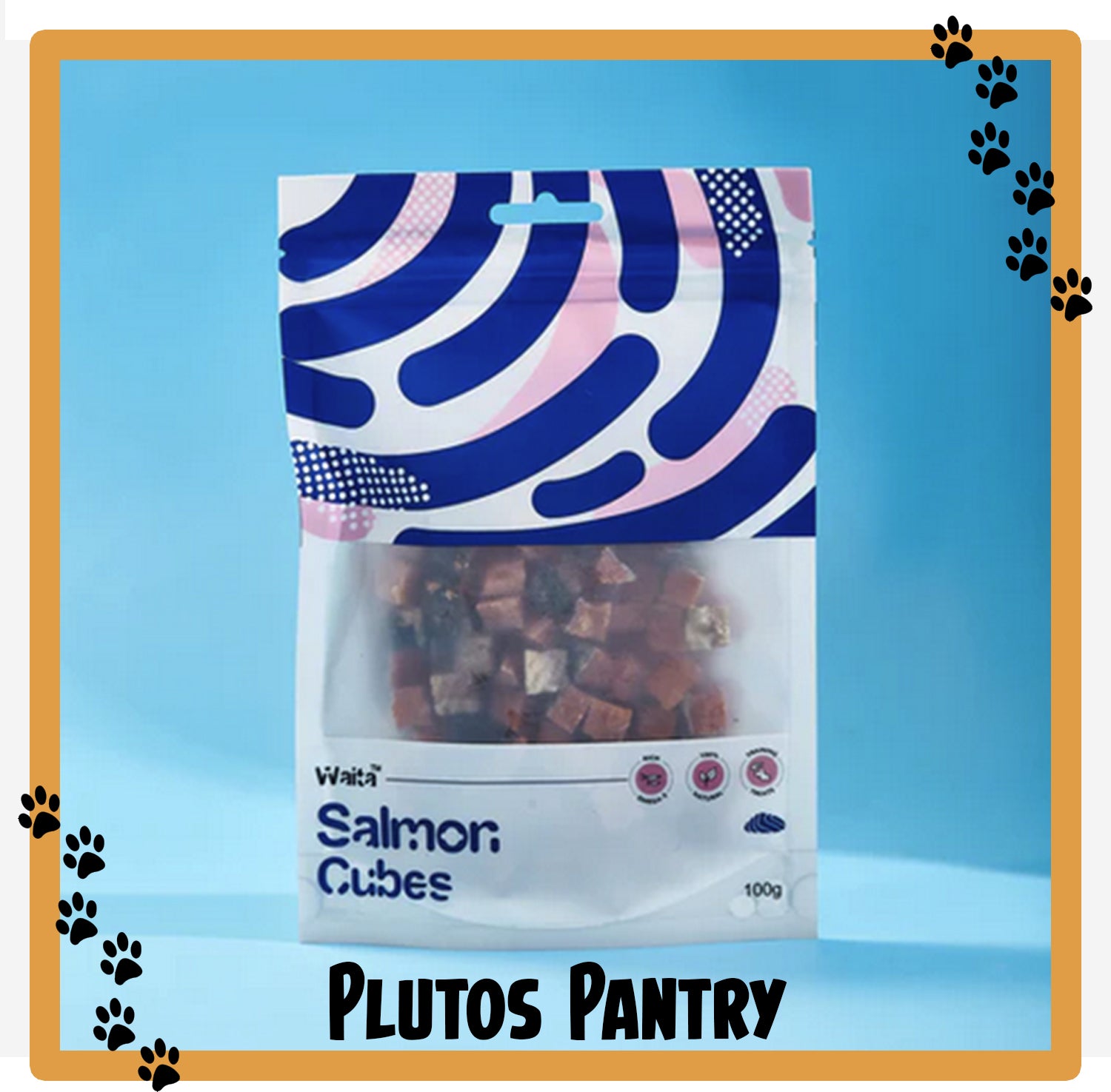 Waita Air Dried Salmon Cube 100g