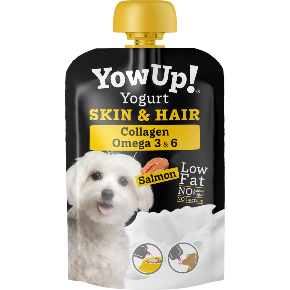 YowUp! Yoghurt for Dogs - Prebiotics, Collagen, Omega 3 & 6 - Supplument & Enrichment Treat with Prebiotic Fiber, Collagen, and Omega 3